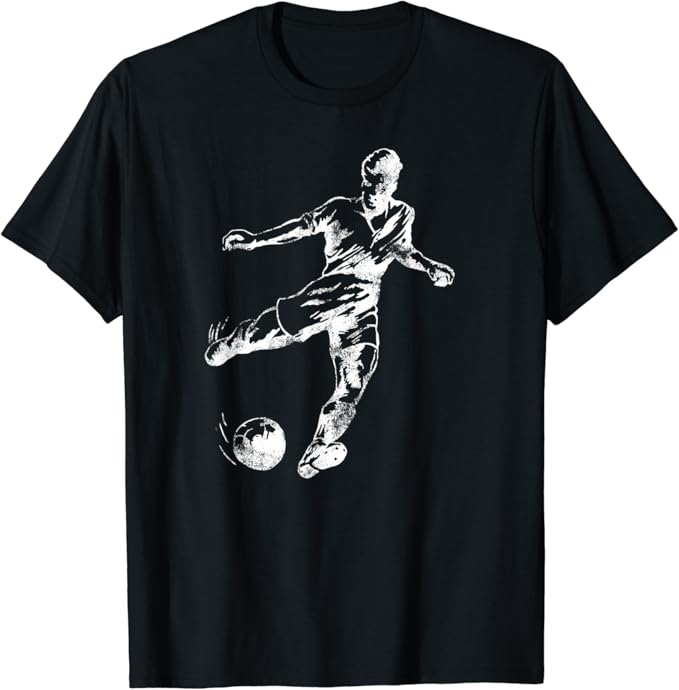 Soccer player TShirt Clothing, Shoes & Jewelry